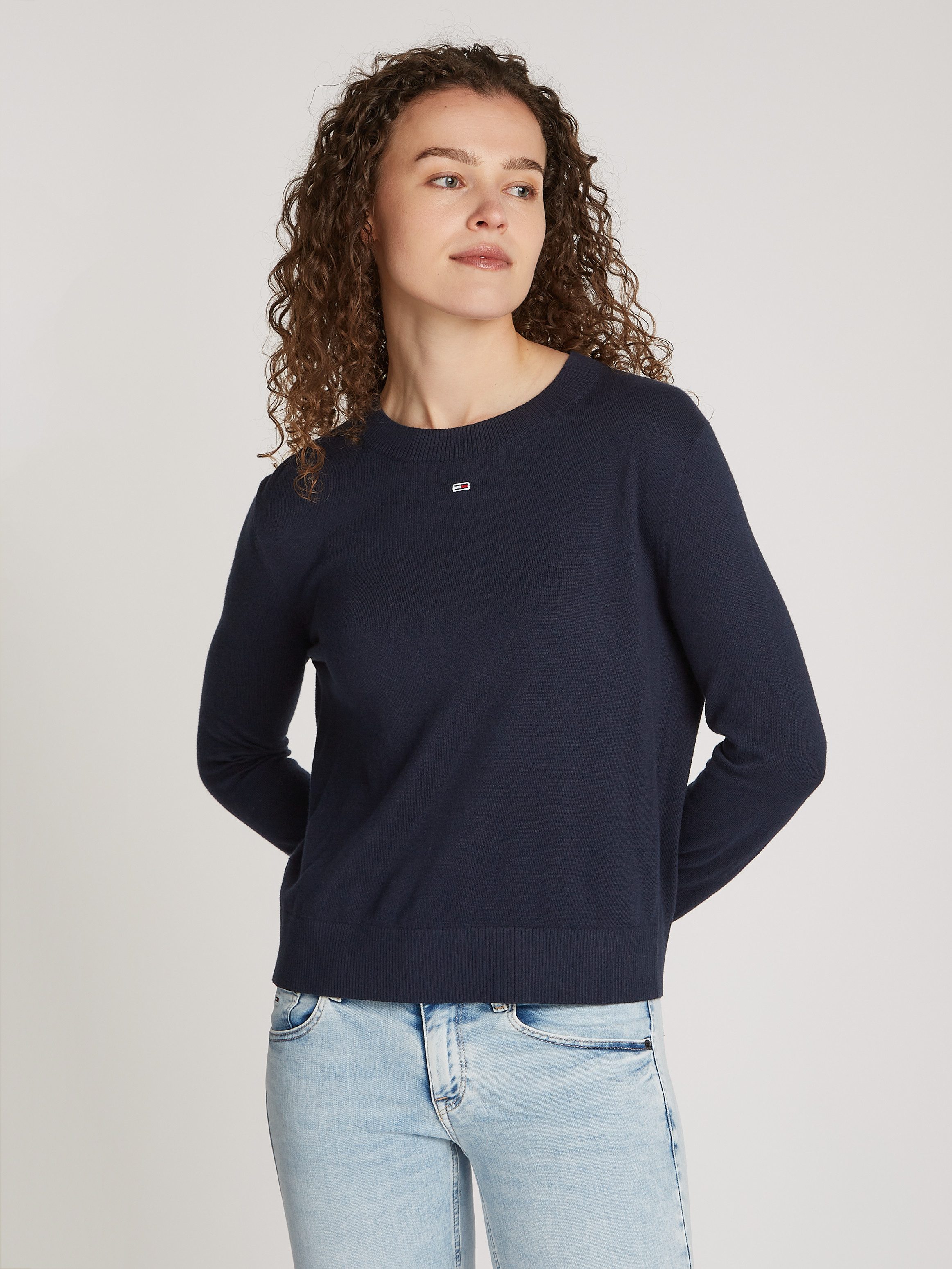 Tommy Jeans Strickpullover TJW ESSENTIAL CREW günstig online kaufen