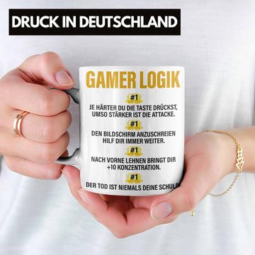 Trendation Tasse Trendation - Gamer Tasse Geschenk Jungs Jungen Zocker Mitbringsel Männer Tassen Zocken Gaming Geschenkideen PC Kinder Zubehör Spruch Lustig