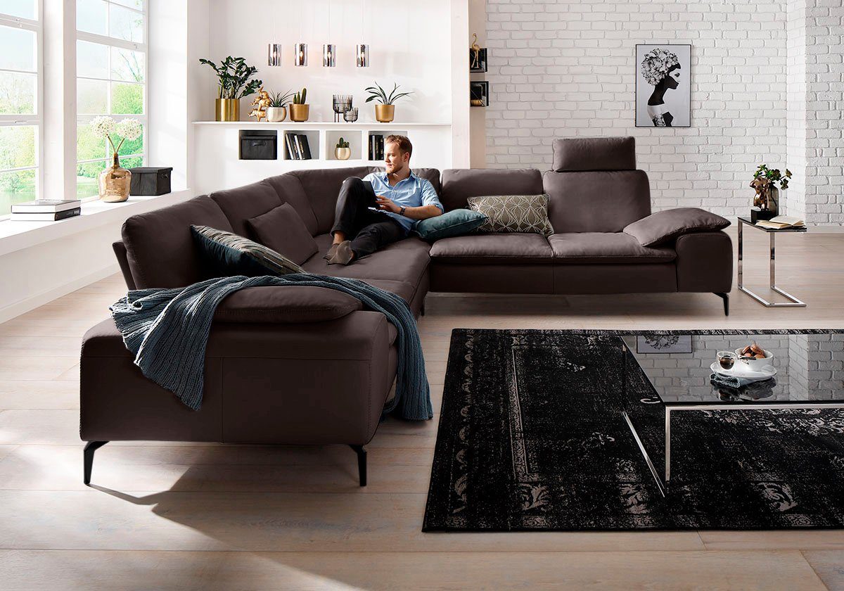 W.SCHILLIG Ecksofa valentinoo, Set, mit Sitztiefenverstellung, Breite 318 cm