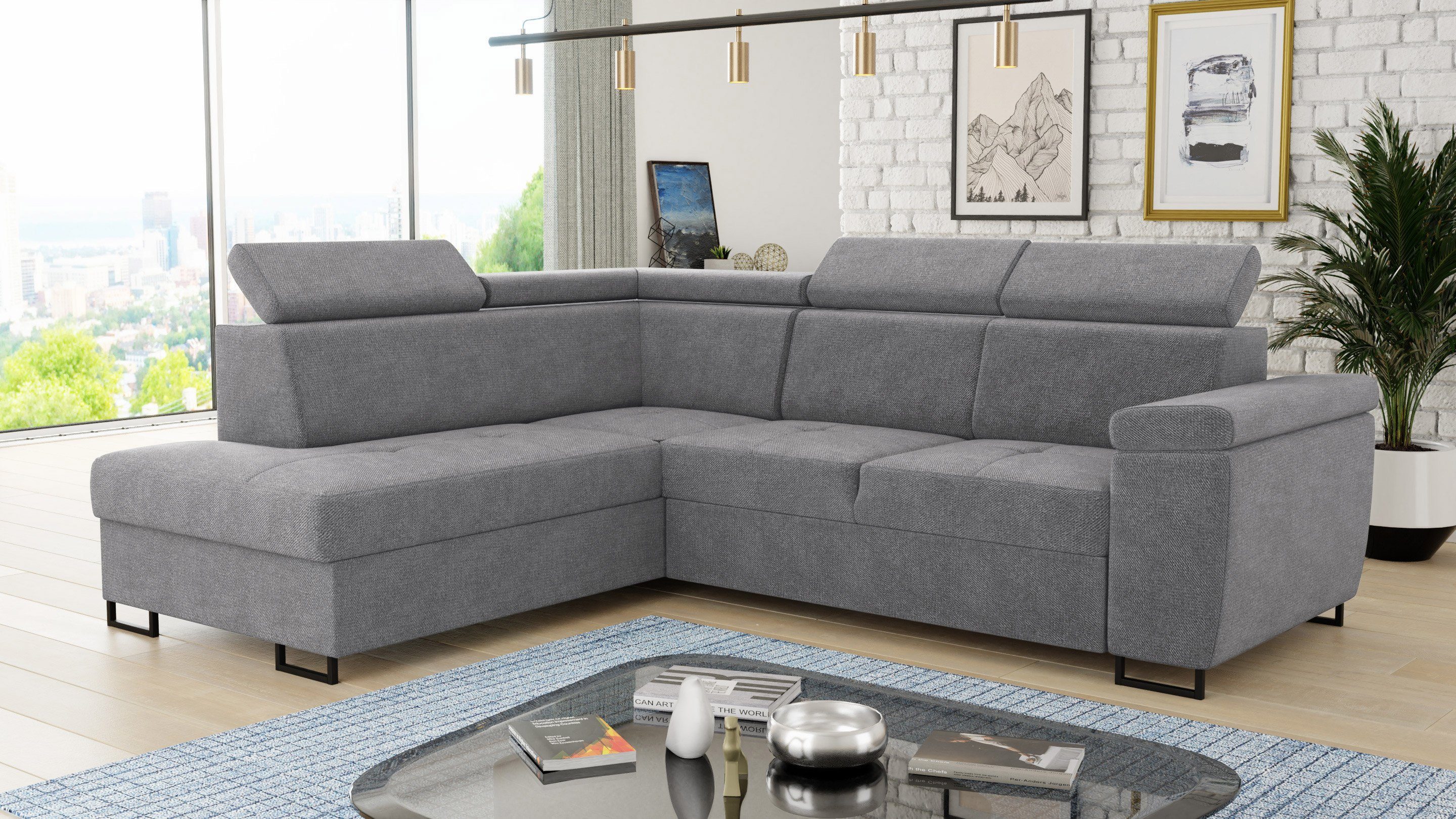 Sofnet Ecksofa Natan, mit Schlaffunktion und günstig online kaufen
