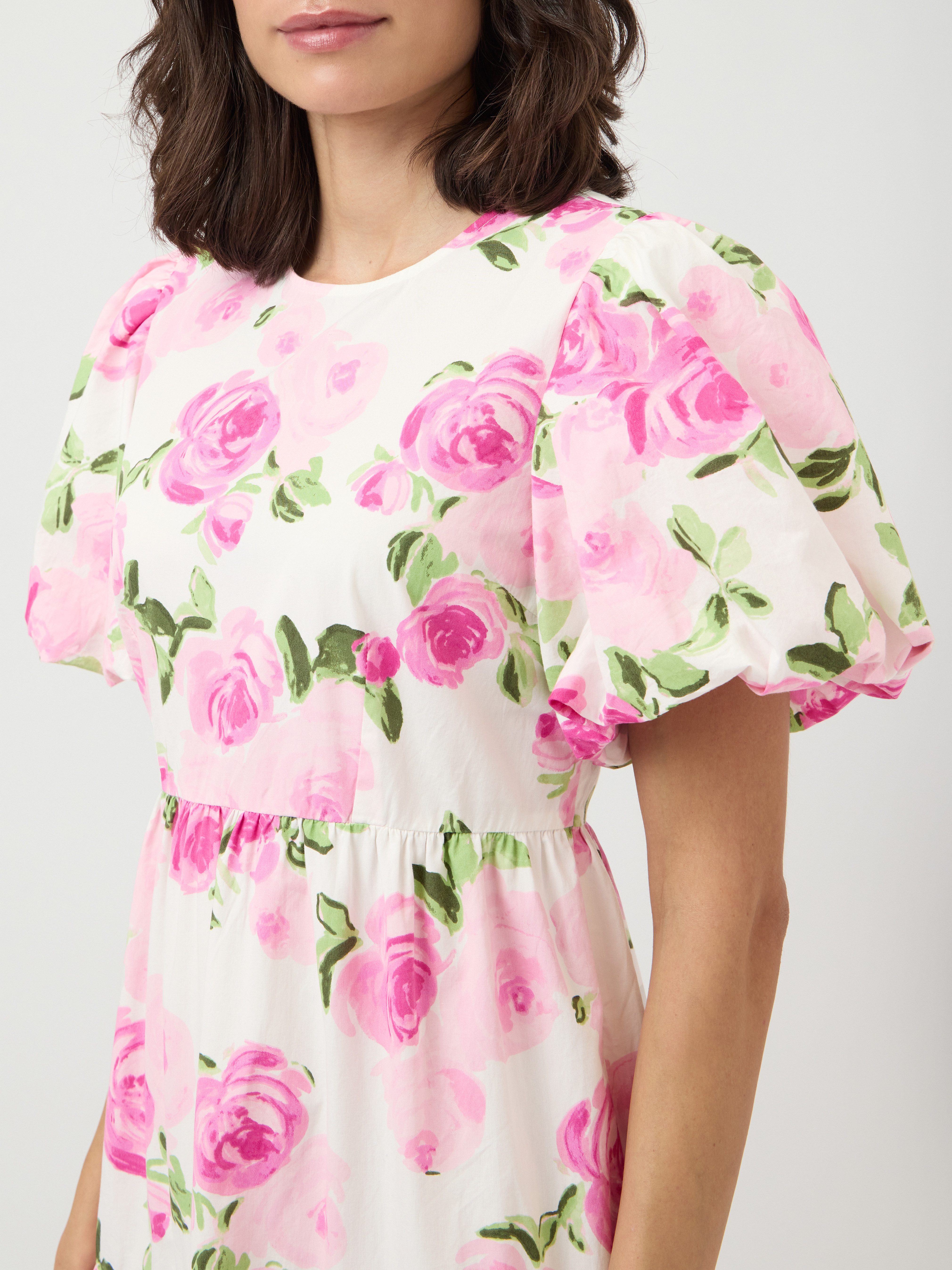 Y.A.S Midikleid YASCOLEA SS ANKLE DRESS S. NOOS Sommerkleid, Baumwolle, knöchellang
