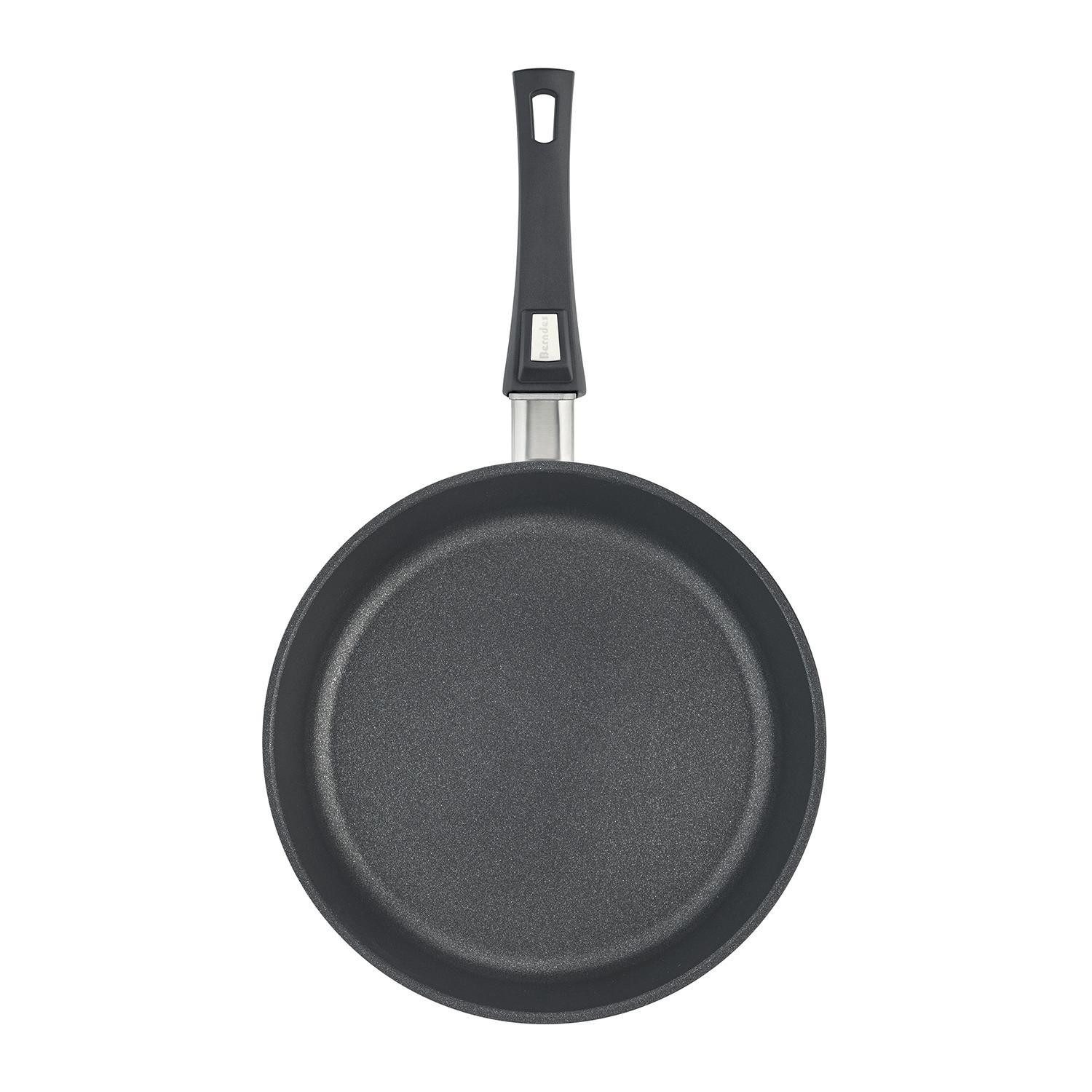 Berndes Bratpfanne VARIO CLICK, Ø 28 cm, Schwarz, Antihaftbeschichtet, Aluminiumguss, inkl. Kunststoffgriff mit Klicksystem, Induktion