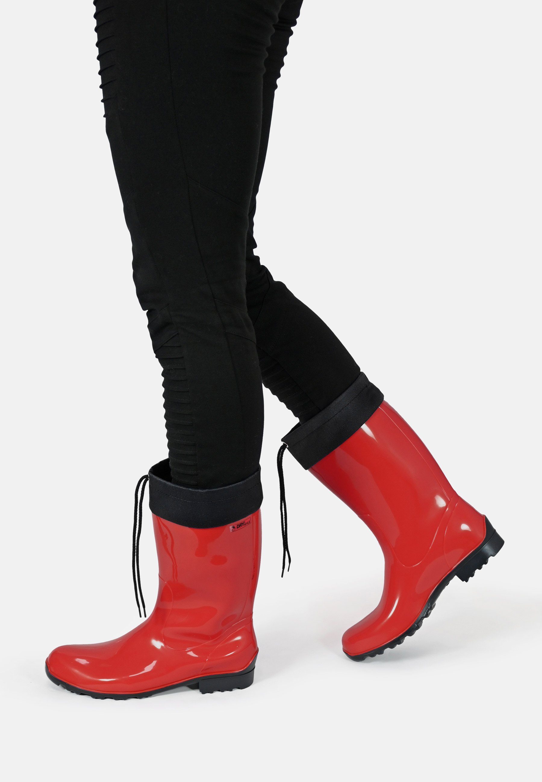Regenliebe de Fieselregen Gummistiefel mit Stulpe halblang farbenfroh und wasserdicht