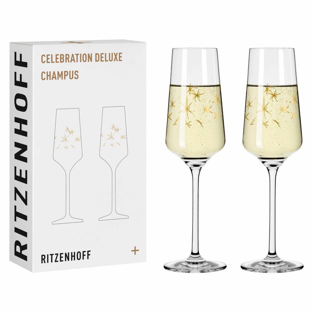 Ritzenhoff Champagnerglas Celebration Deluxe 003, Kristallglas