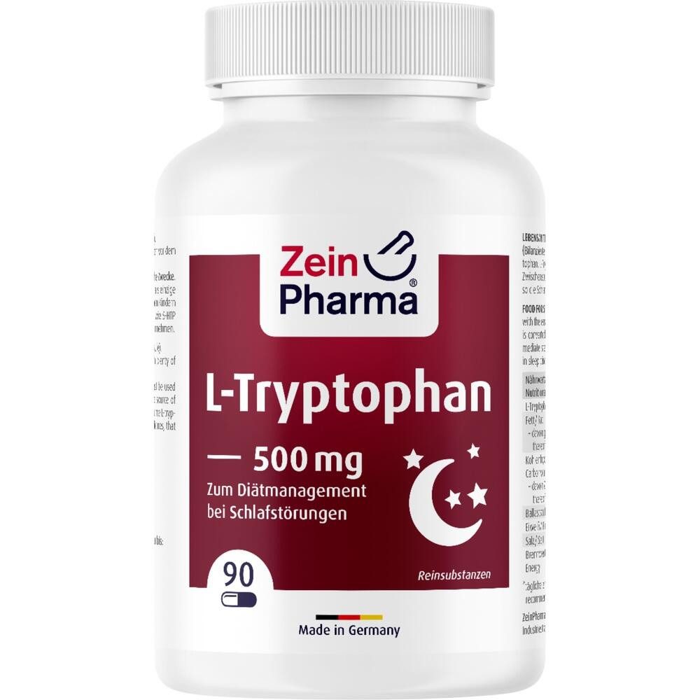 Zein Pharma - Germany GmbH L-TRYPTOPHAN 500 mg Kapseln Kapseln, 90 St.