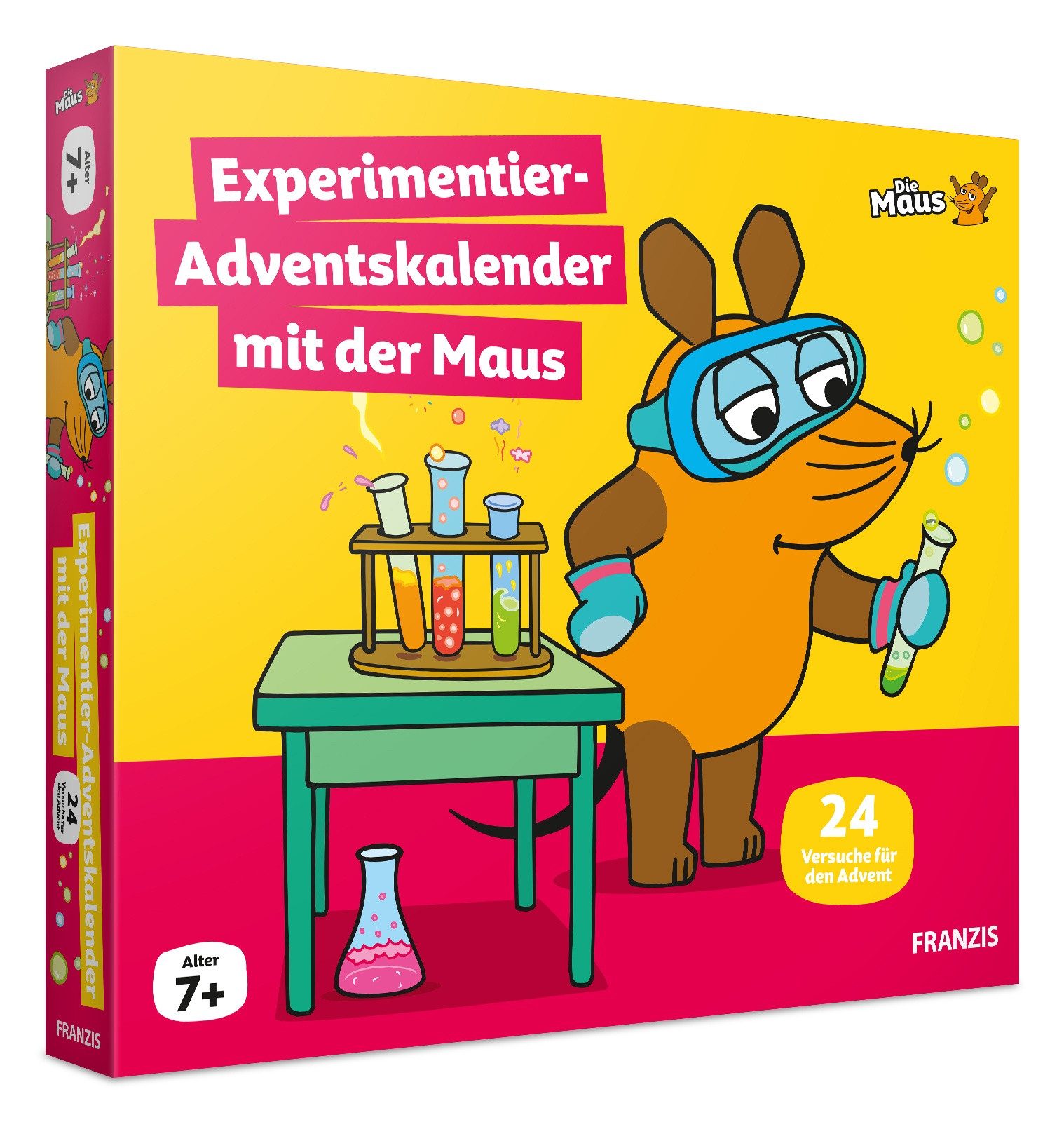 Franzis Adventskalender Experimentier-Adventskalender mit der Maus für Kinder