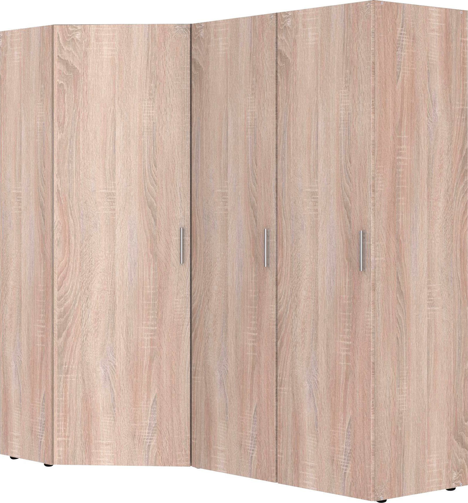 Wimex Schranksystem Münster (Spar-Set, 3tlg: Eckschrank+ 2 Schränke 40cm und 50cm breit) Mehrzweckschrank