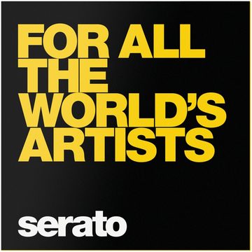 Serato DJ Controller, (Manifesto Control Vinyls schwarz, For All The Worlds), Manifesto Control Vinyls schwarz, For All The Worlds - DJ Control