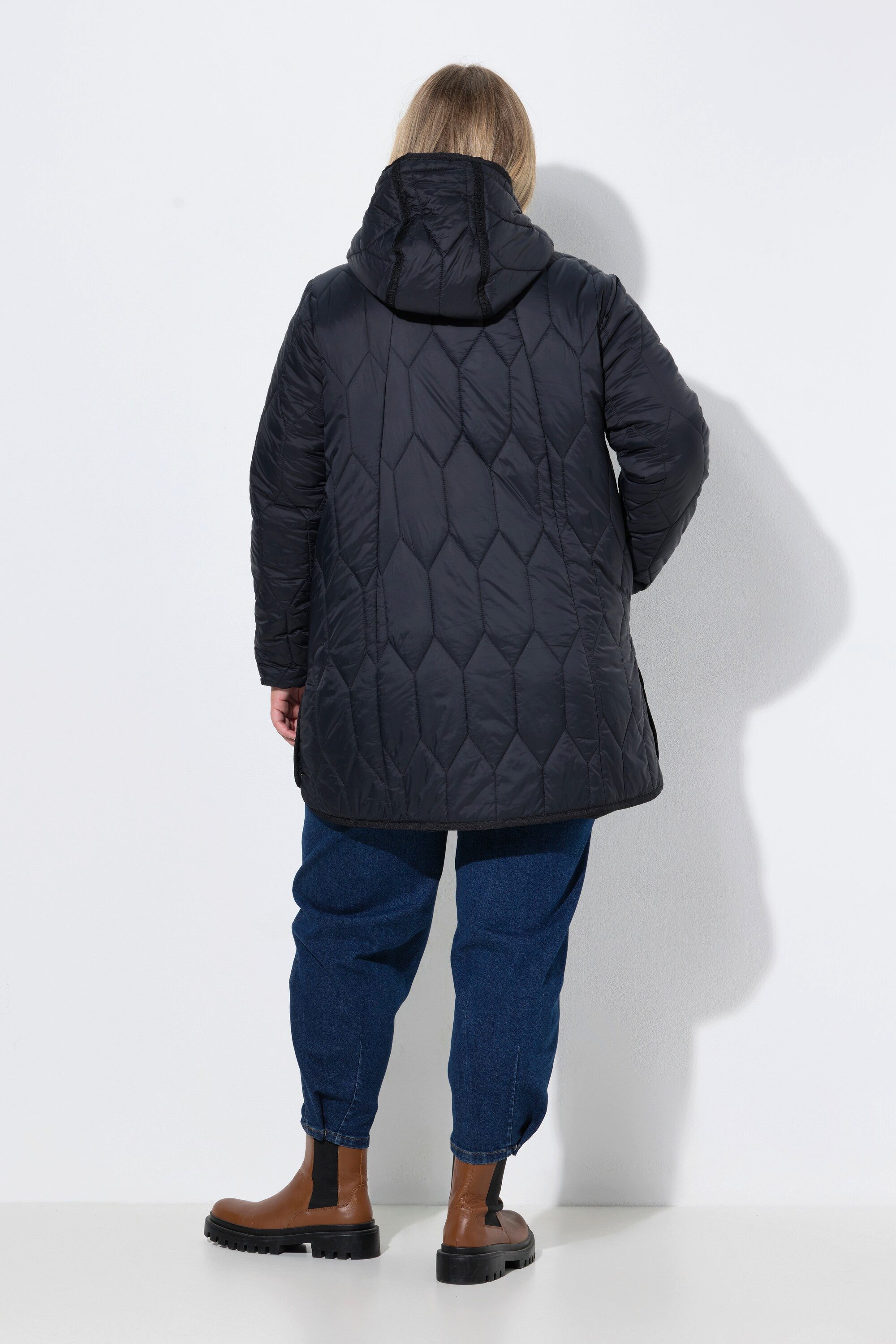 Ulla Popken Steppjacke Funktions-Steppjacke 2-Wege-Zipper – Bild 3 von 4