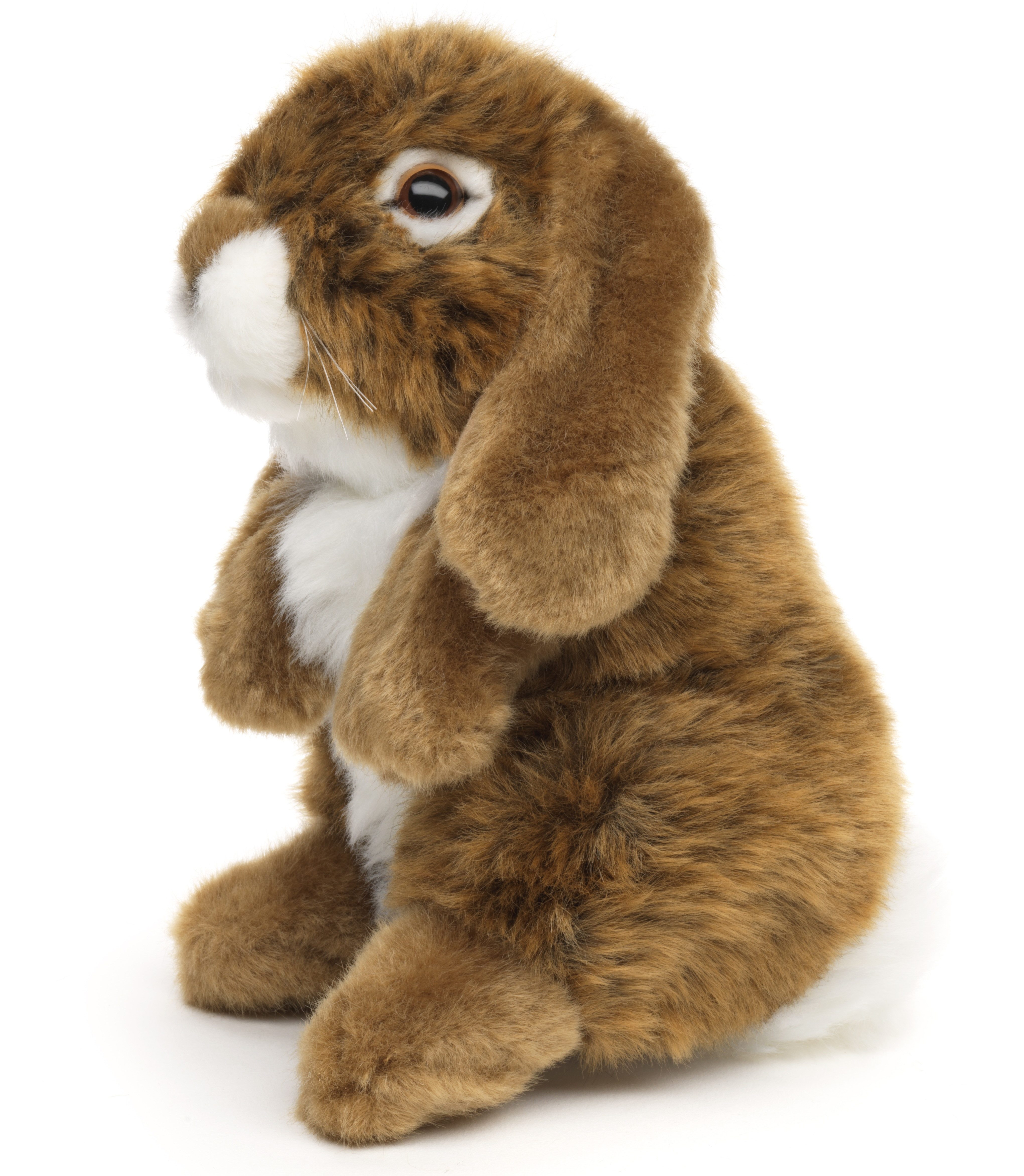 Uni-Toys Kuscheltier Widderkaninchen, stehend - versch. Hasen - 18 cm - Plüsch, Plüschtier, zu 100 % recyceltes Füllmaterial