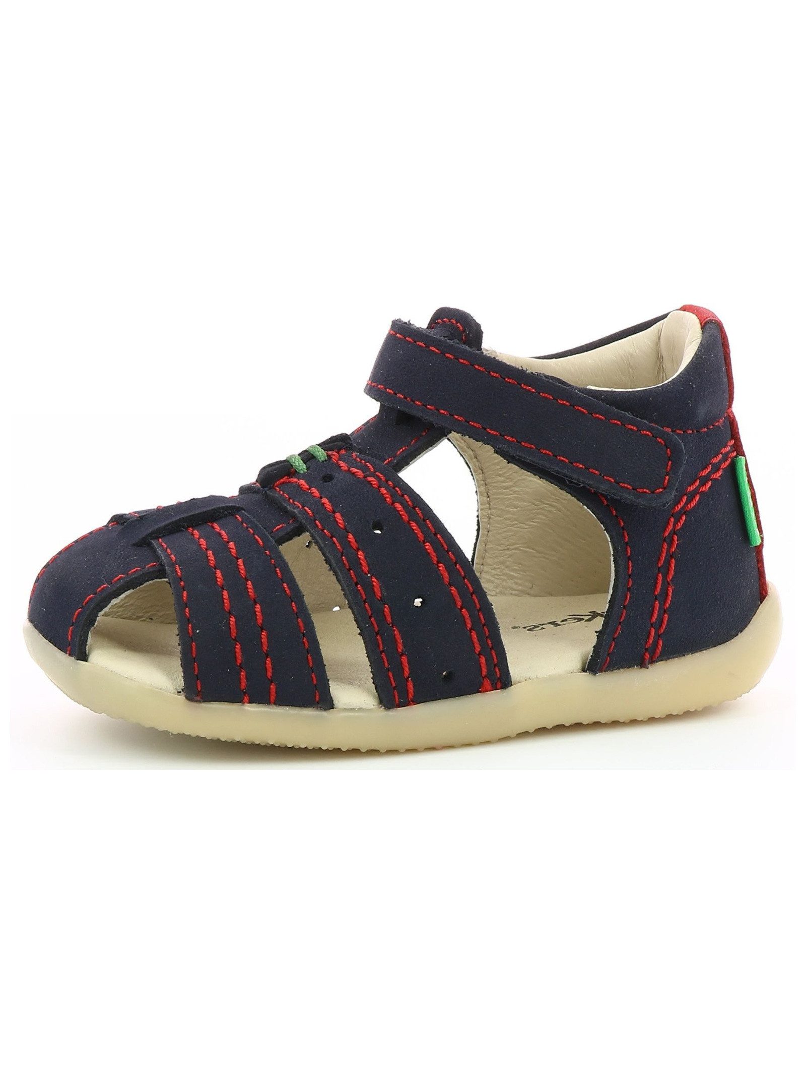 Kickers Sandalen Nubukleder . Riemchensandale