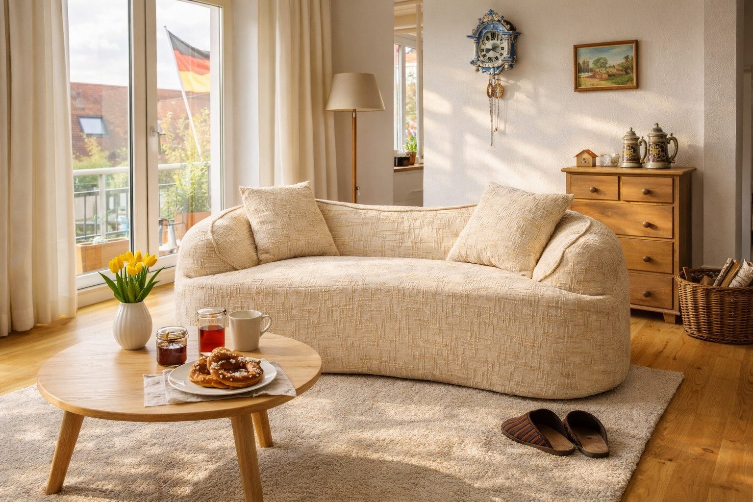 GLP Sofa Kompressionssofa, Einzelsofa, Boneless-Design, Cloud-Komfort, komprimiert geliefert, sofort nutzbar