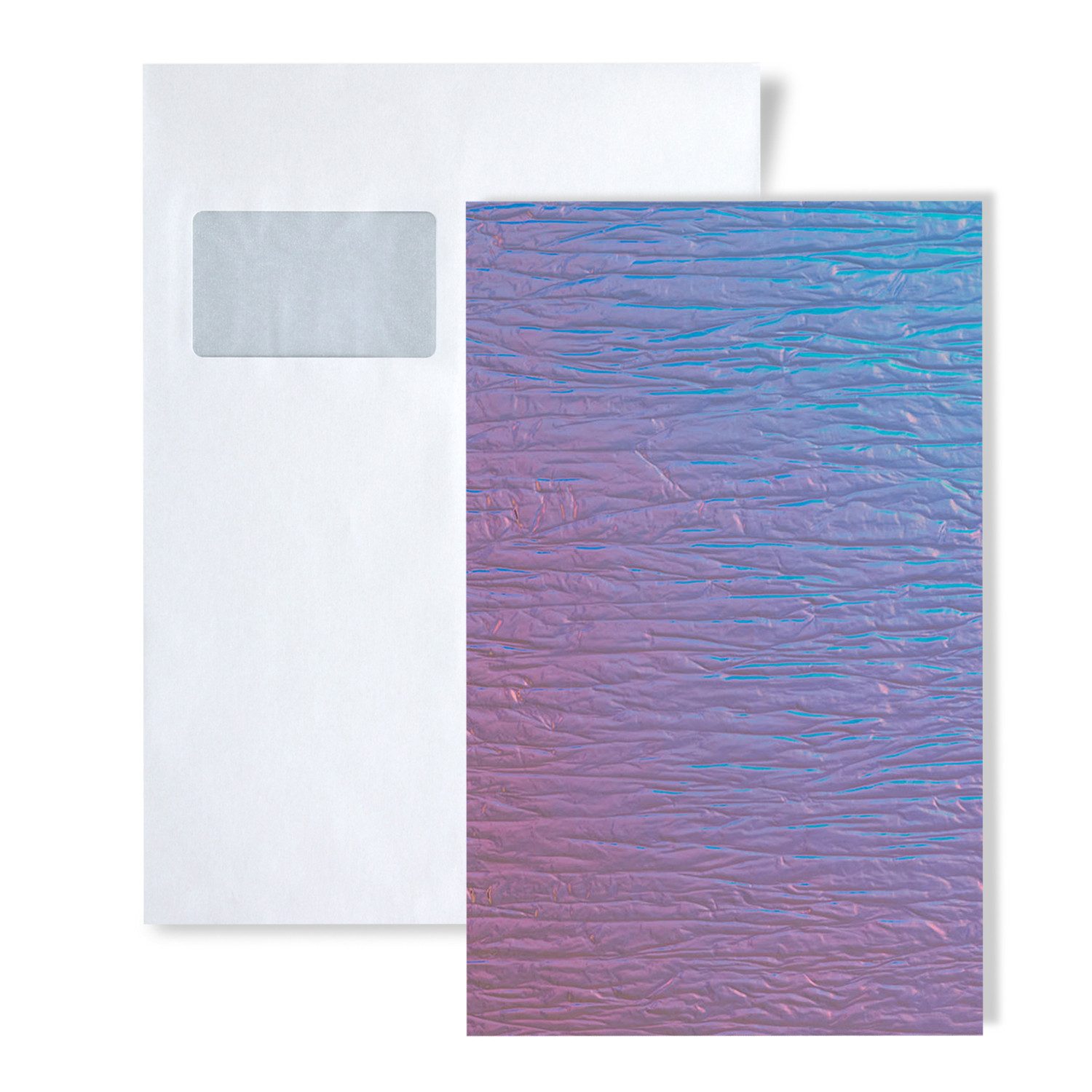 Wallface Wandpaneel 1 MUSTERSTÜCK S-29019 DIN A4 Wandpaneel CRASHED Hollywood Blue, BxL: 0.3x21 cm, 0.03 qm, (1-tlg) blau
