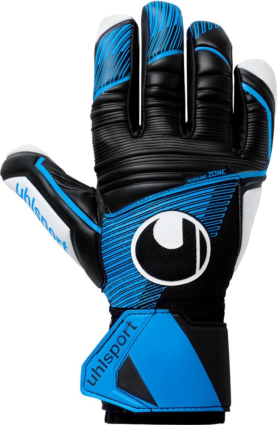 uhlsport Torwarthandschuhe uhlsport Soft HN Comp SCHWARZ/FLUO BLAU/WEIß günstig online kaufen