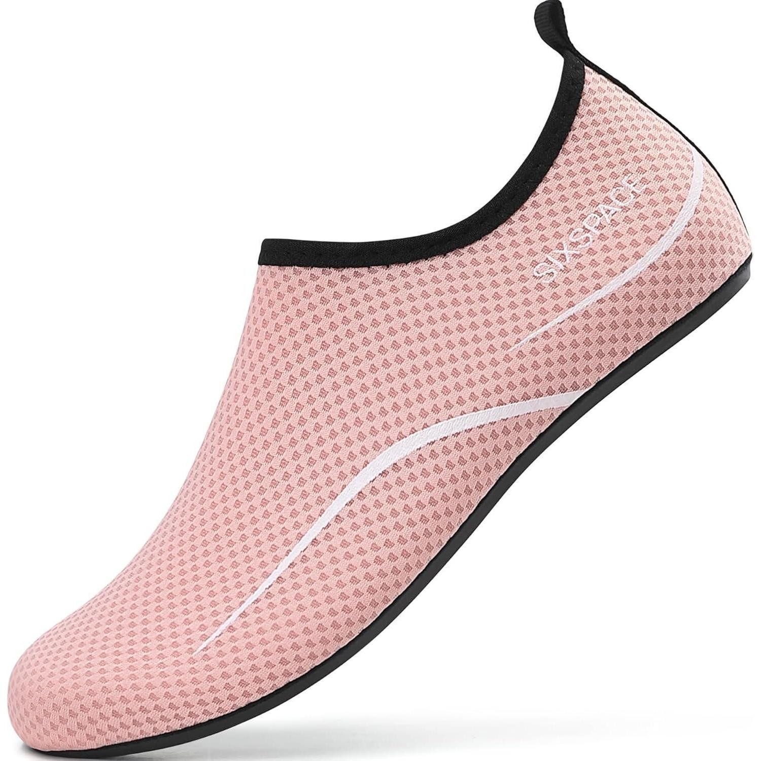 LuxusKollektion Tauchset Badeschuhe Wasserschuhe Aquaschuhe Herren Damen Slipon 46 EU 487 Rosa