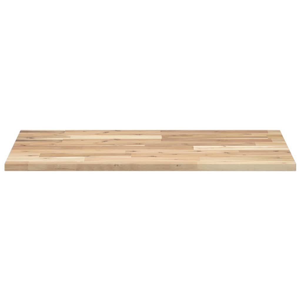 vidaXL Schreibtischplatte Schreibtischplatte Unbehandelt 100x50x2 cm Massivholz