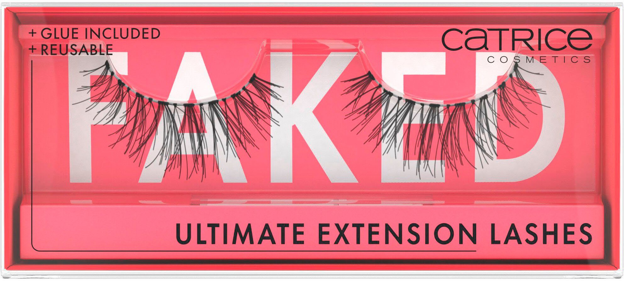 Catrice Set, Bandwimpern Ultimate 3 Faked Lashes, Extension tlg.
