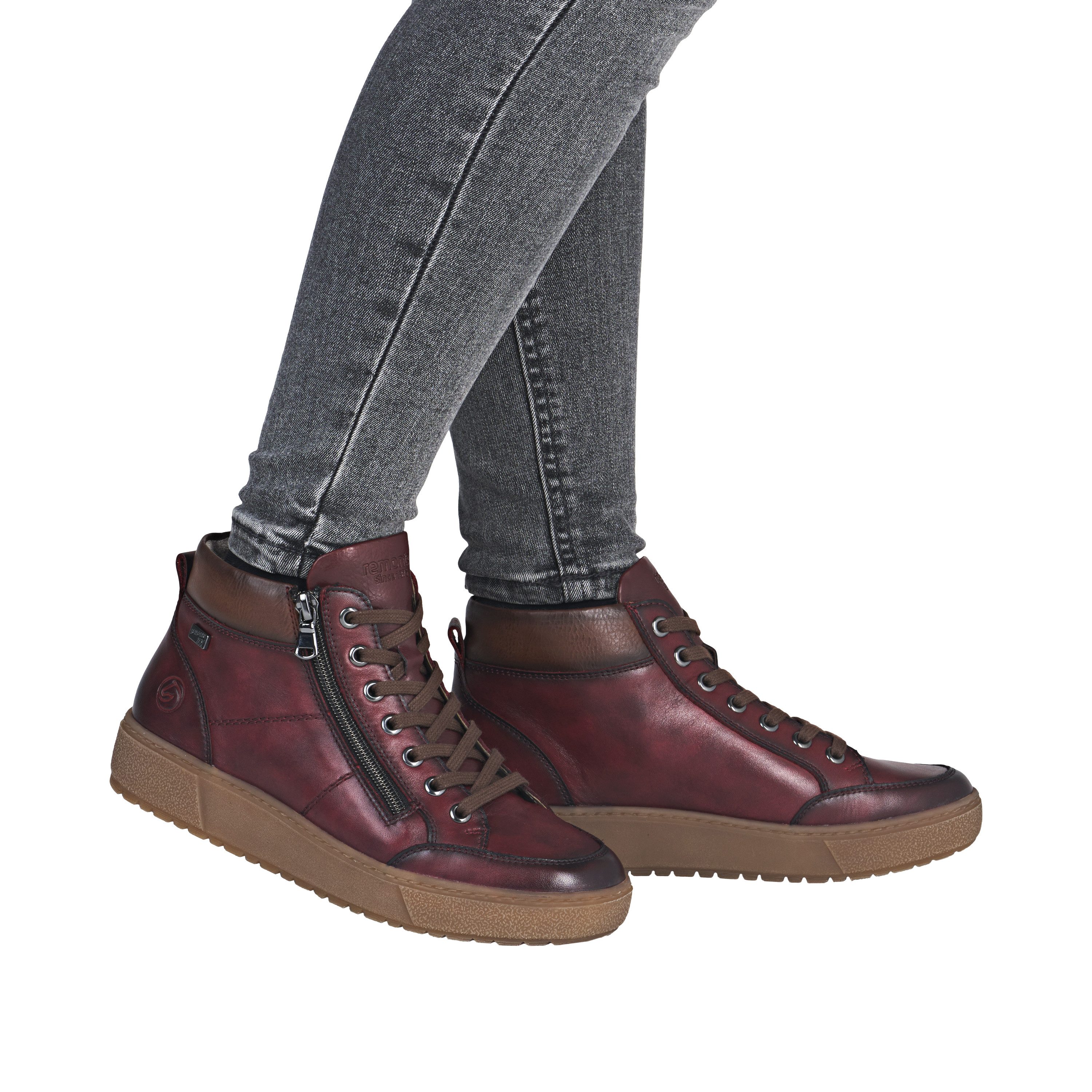 Remonte Plateausneaker Winterstiefelette, Casual Boots mit wasserabweisender TEX-Membran