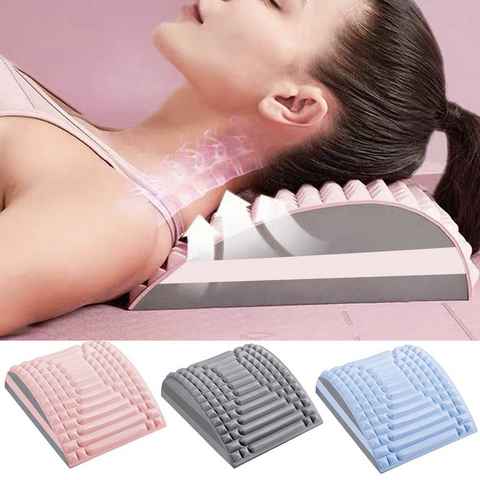 Rutaqian Nacken-Massagekissen Hals Rückenstrecker mehrstufiger Wirbelsäulenplatte