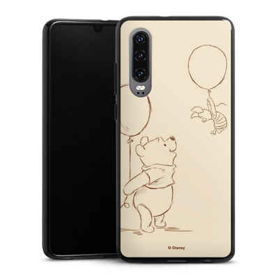 DeinDesign Handyhülle »Winnie Puuh Disney Offizielles Lizenzprodukt Winnie & Ferkel«, Huawei P30 Silikon Hülle Bumper Case Handy Schutzhülle