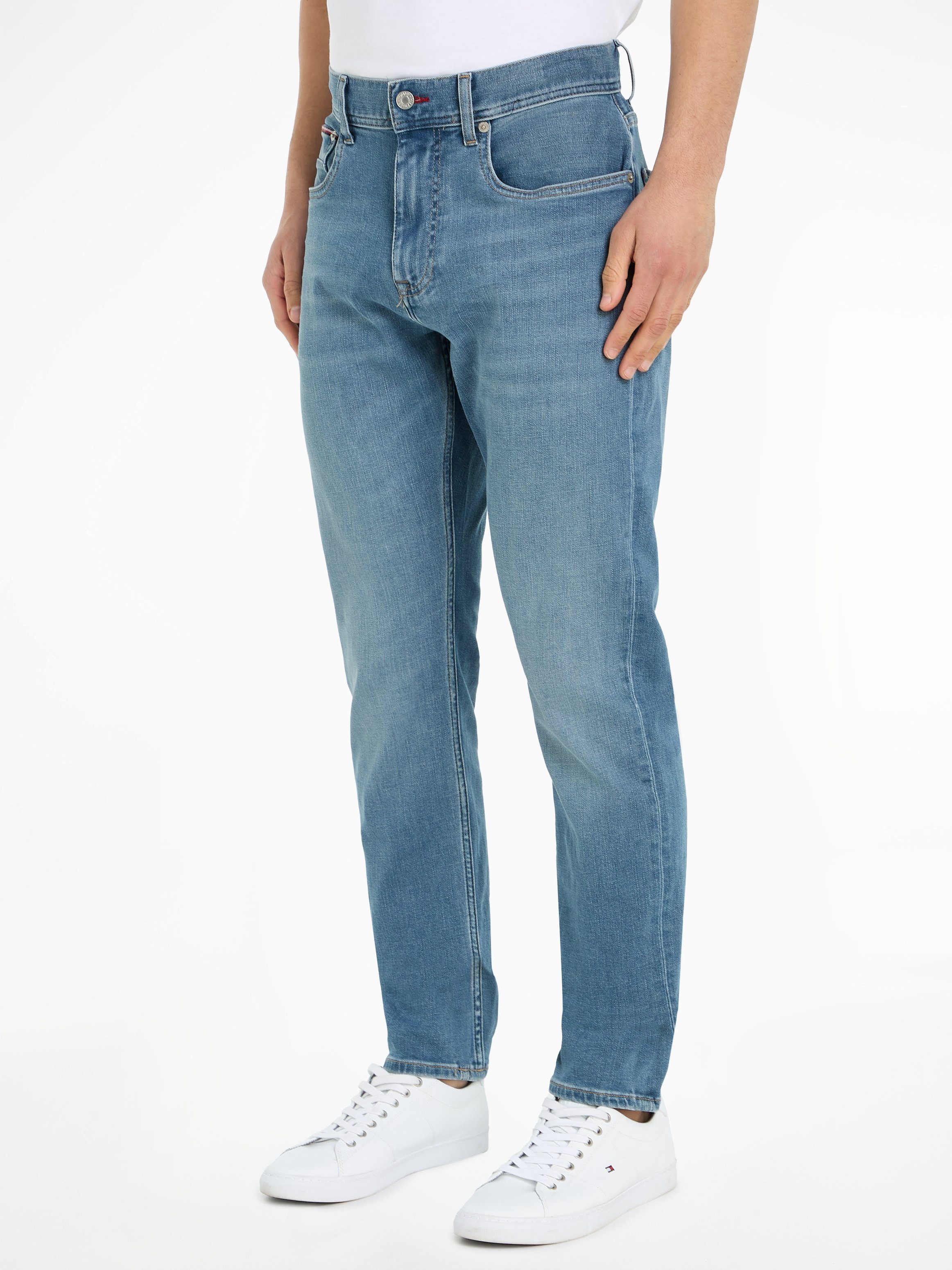 TAPERED Tommy 5-Pocket-Jeans Ahota Blue HOUSTON Hilfiger