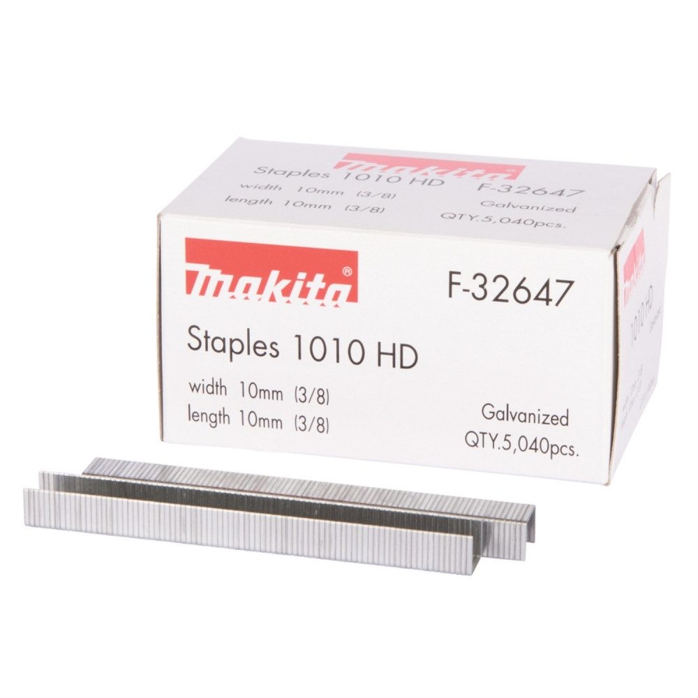Makita Akku-Tacker Makita F-32647 Tackerklammern 10x10mm für Tacker., (Zubehör für Tacker & Nagler)