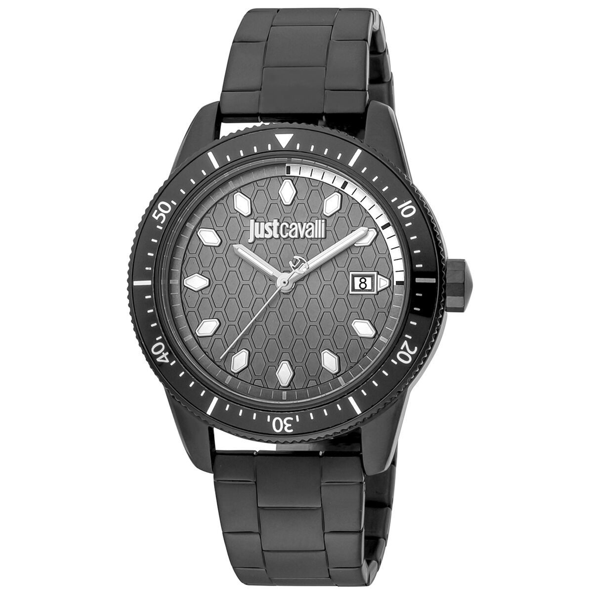 Quarzuhr Just cavalli Armbanduhr Herrenuhr Just Cavalli JC1G179M0085 Edelstahl