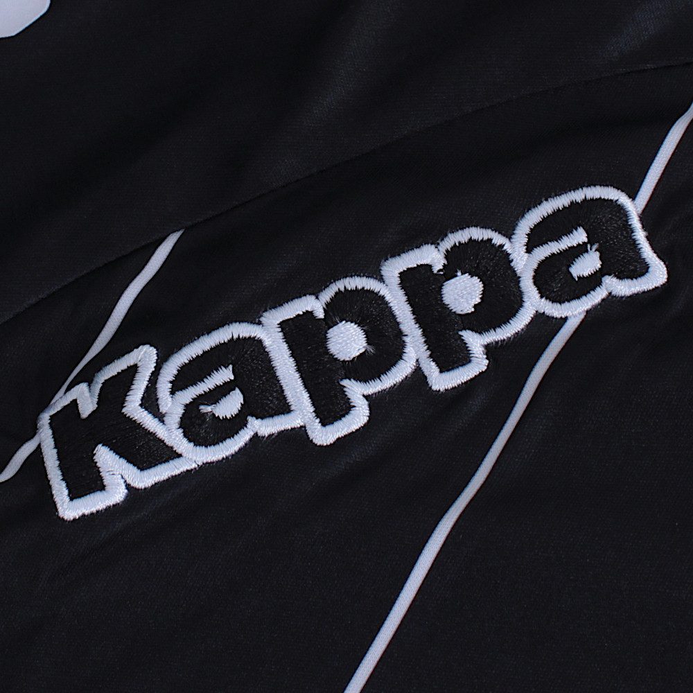 Kappa Fußballtrikot Arezzo Trikot Sportshirt mit Längsstreifen und Kontrasteinfassungen