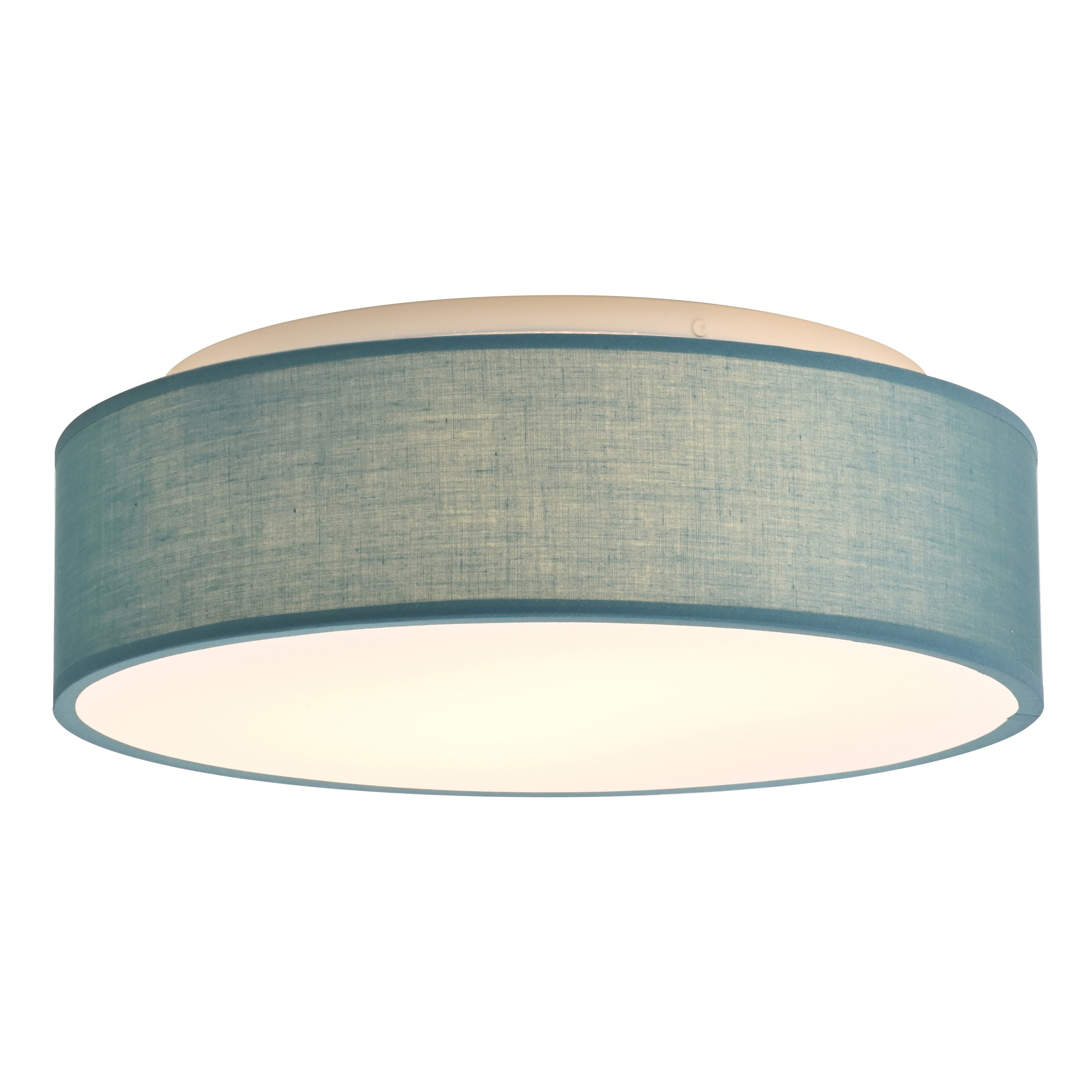 Zedelmaier Лампиschirm Deckenlampe Deckenleuchte mit Stoff-Lampenschirm, Wohnzimmerlampe Schlafzimmer Kinderzimmer Flur Lampe