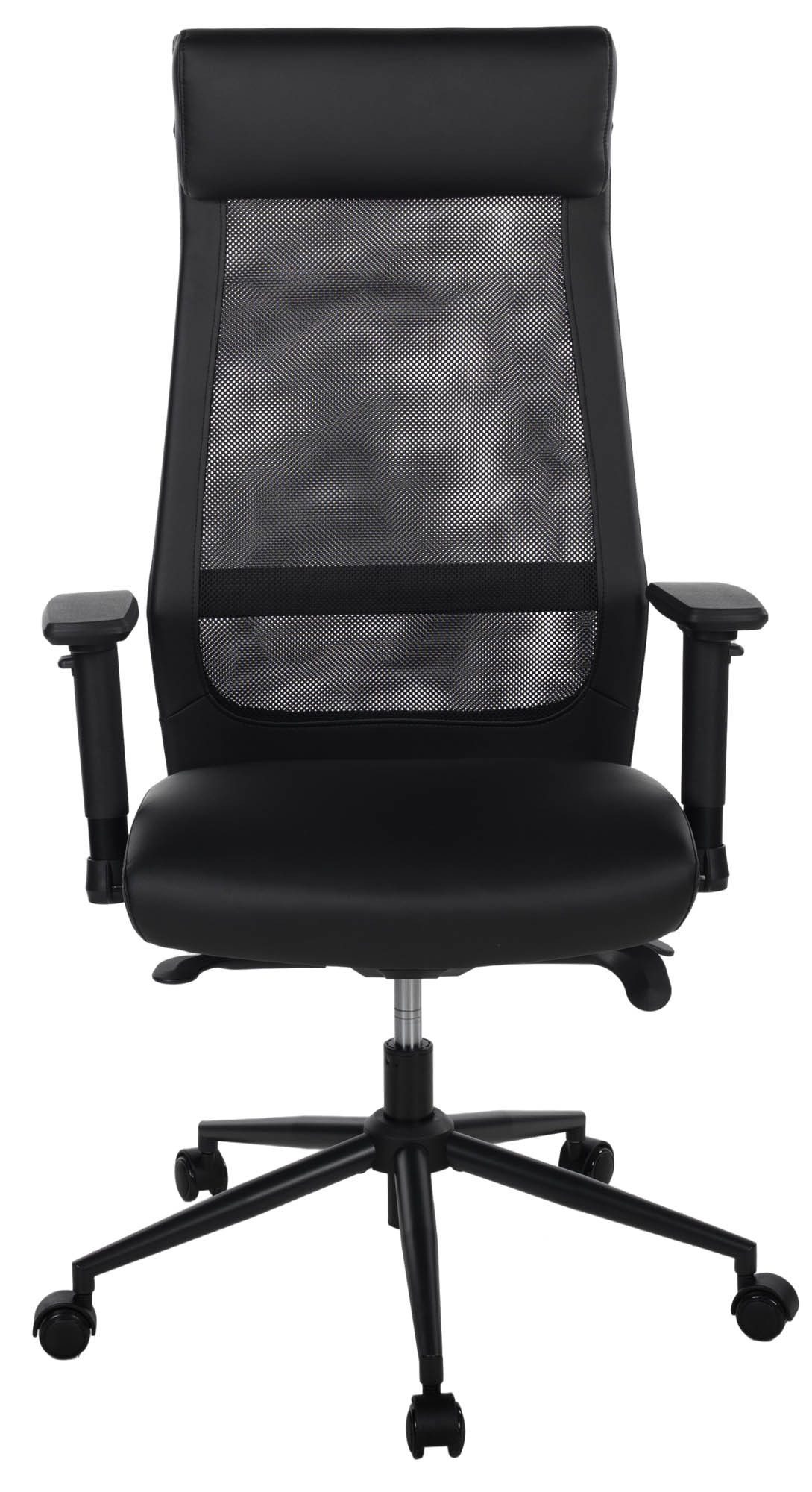 Duo Collection Bürostuhl Homepro, Kaltschaumpolster, Netrücken, schwarz - 68x117x68cm (BxHxT)