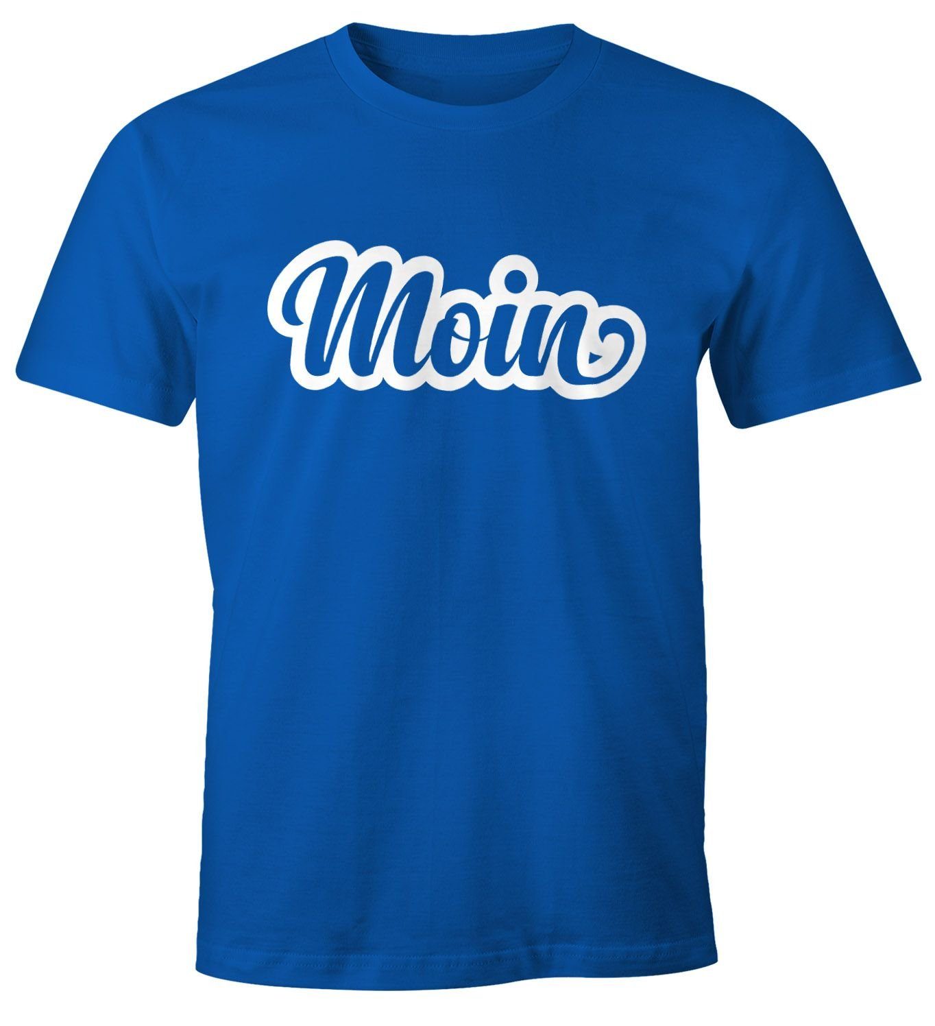 MoonWorks Print-Shirt Moin Herren T-Shirt Fun-Shirt günstig online kaufen
