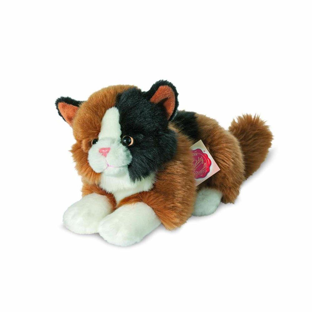 Teddy Hermann® Plüschfigur Glückskatze liegend