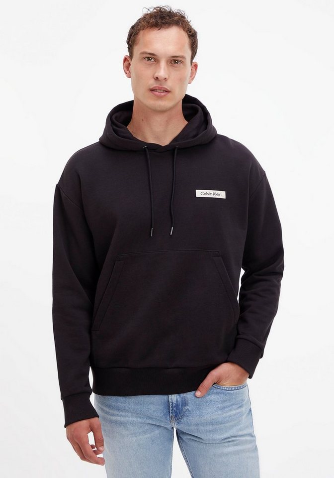 Calvin Klein Kapuzensweatshirt mit großem CK-Schriftzug auf dem Rücken