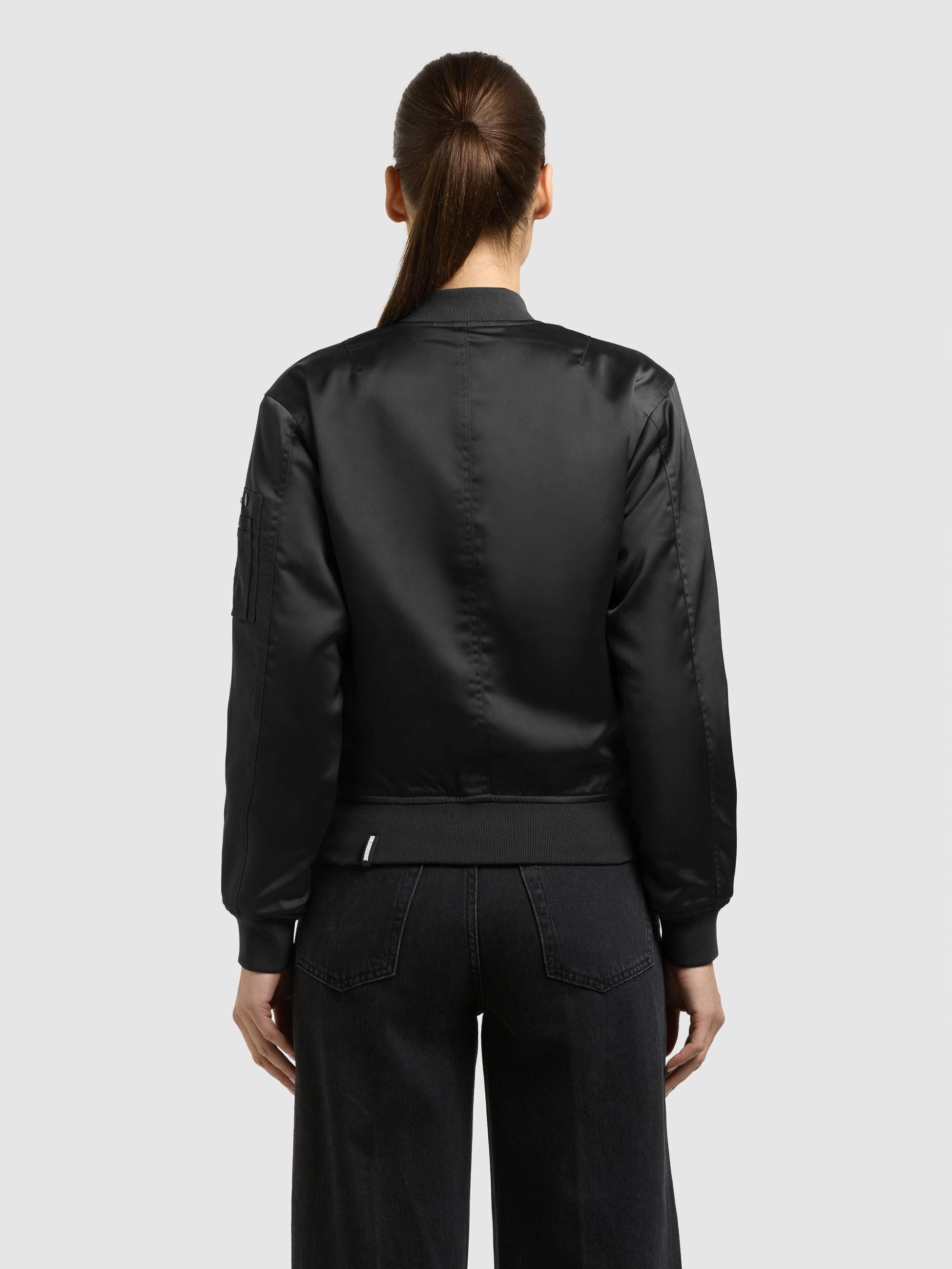 khujo Bomberjacke Beth Seidig glatte Blousonjacke