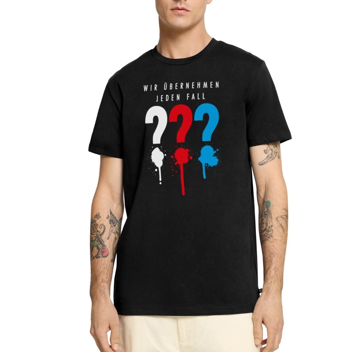 T-Shirt Die Drei Fragezeichen Wir Übernehmen Jeden Fall Männer Premium T-Shirt