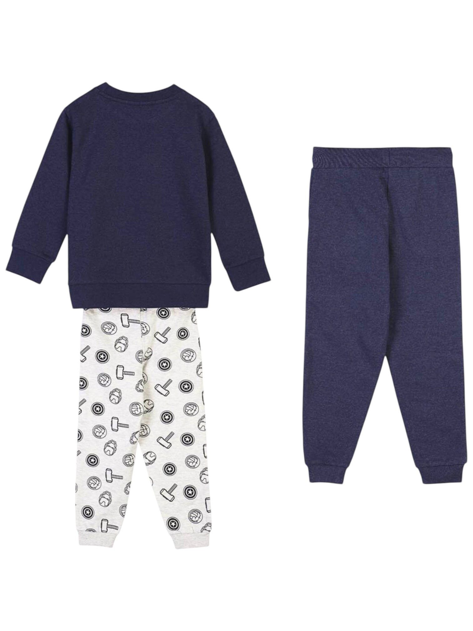 Cerdá Freizeitanzug Marvel (3-tlg), Jungen 3er Set Sweatshirt & 2 Hosen Größe 98 - 122 cm