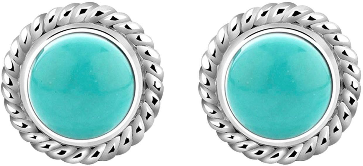 Elli Paar Ohrstecker Schmuck Geschenk Silber 925 Ohrringe, mit Howlith oder günstig online kaufen