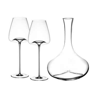 ZIEHER Glas Vision Intense + Pebble Weingläser + Dekanter, Glas