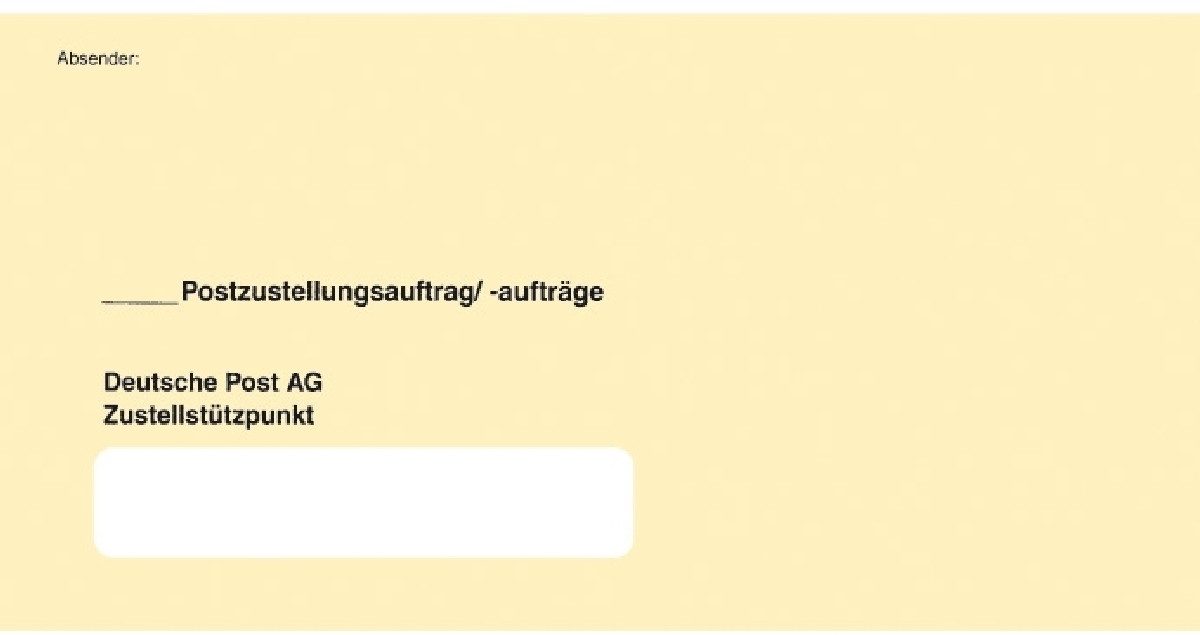 RNK Verlag Versandtasche Postzustellung Äußerer Umschlag 235x120mm mit Fenster nassklebend