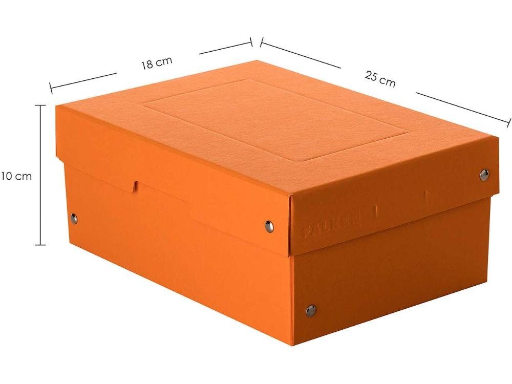 orange 'Pastell', Falken Falken Höhe 100 PureBox A5, DIN Geschenkpapier mm
