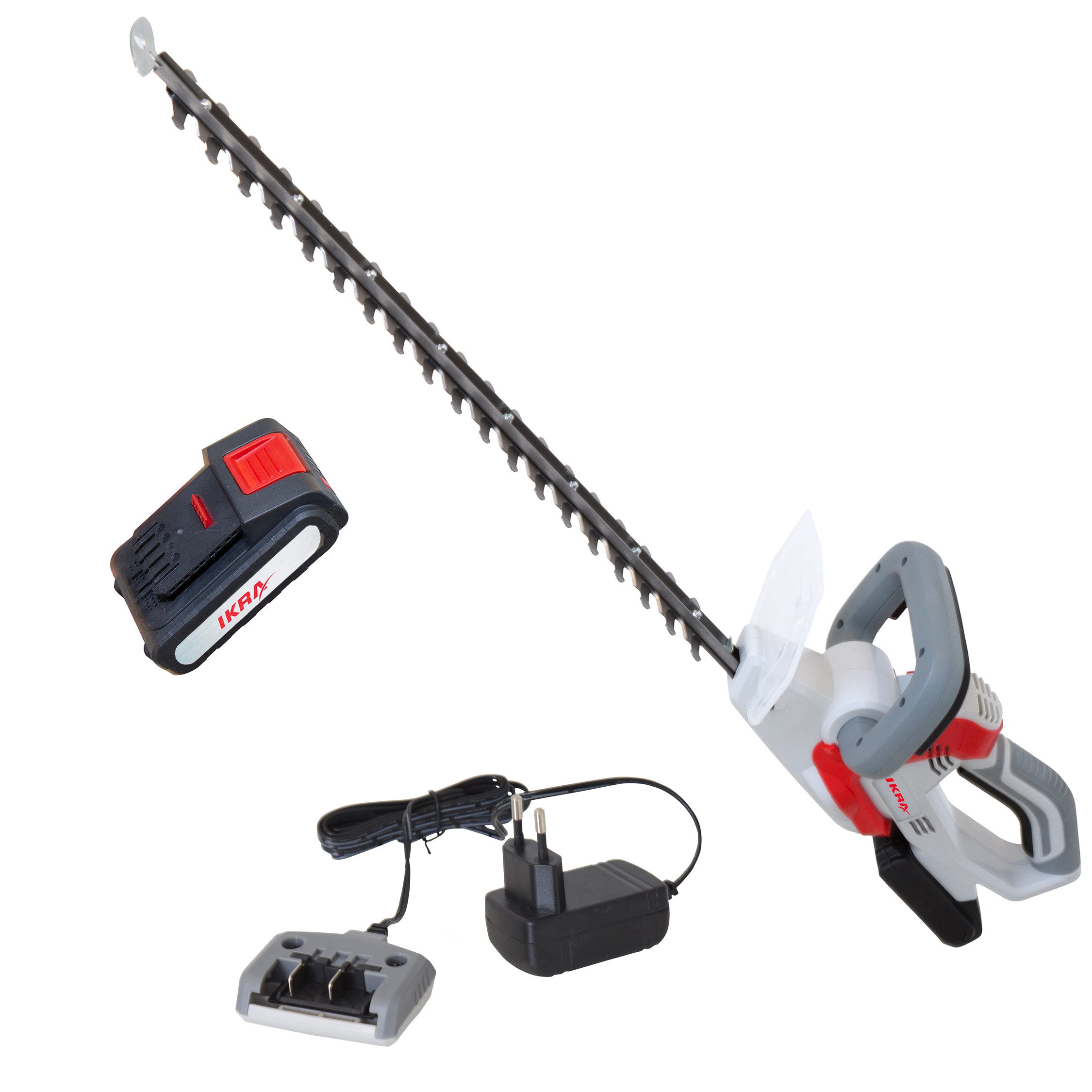 ikra GmbH Akku-Heckenschere IAHS 20-1, 20 V - Lasergeschliffene Messer