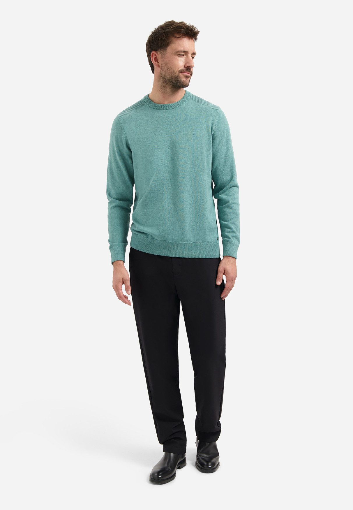 NO EXCESS Strickpullover Pullover Crewneck Melange