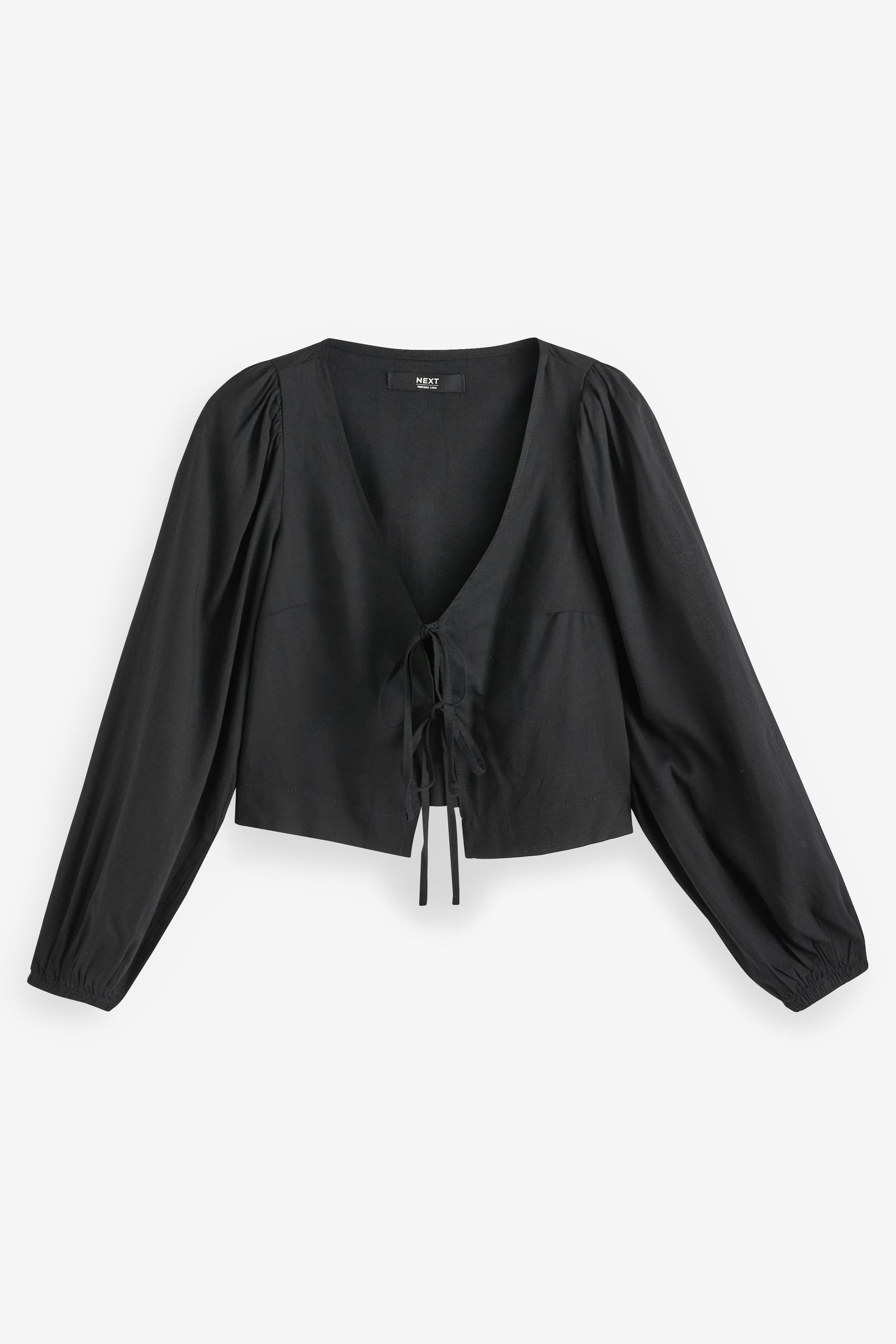 Next Blusenshirt Schluppenbluse mit Leinen – günstig online kaufen