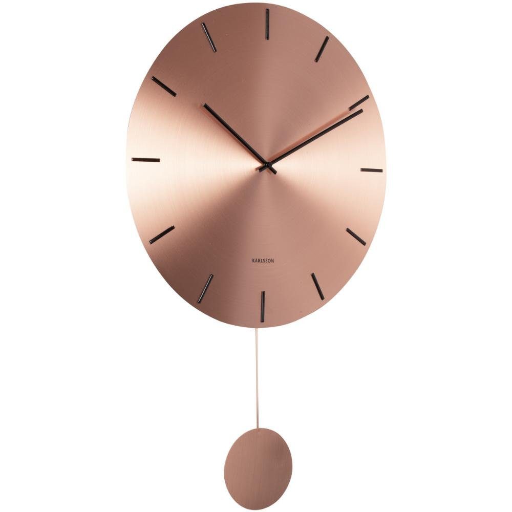 Impressive Pendulum Wanduhr Copper Black Karlsson Uhr