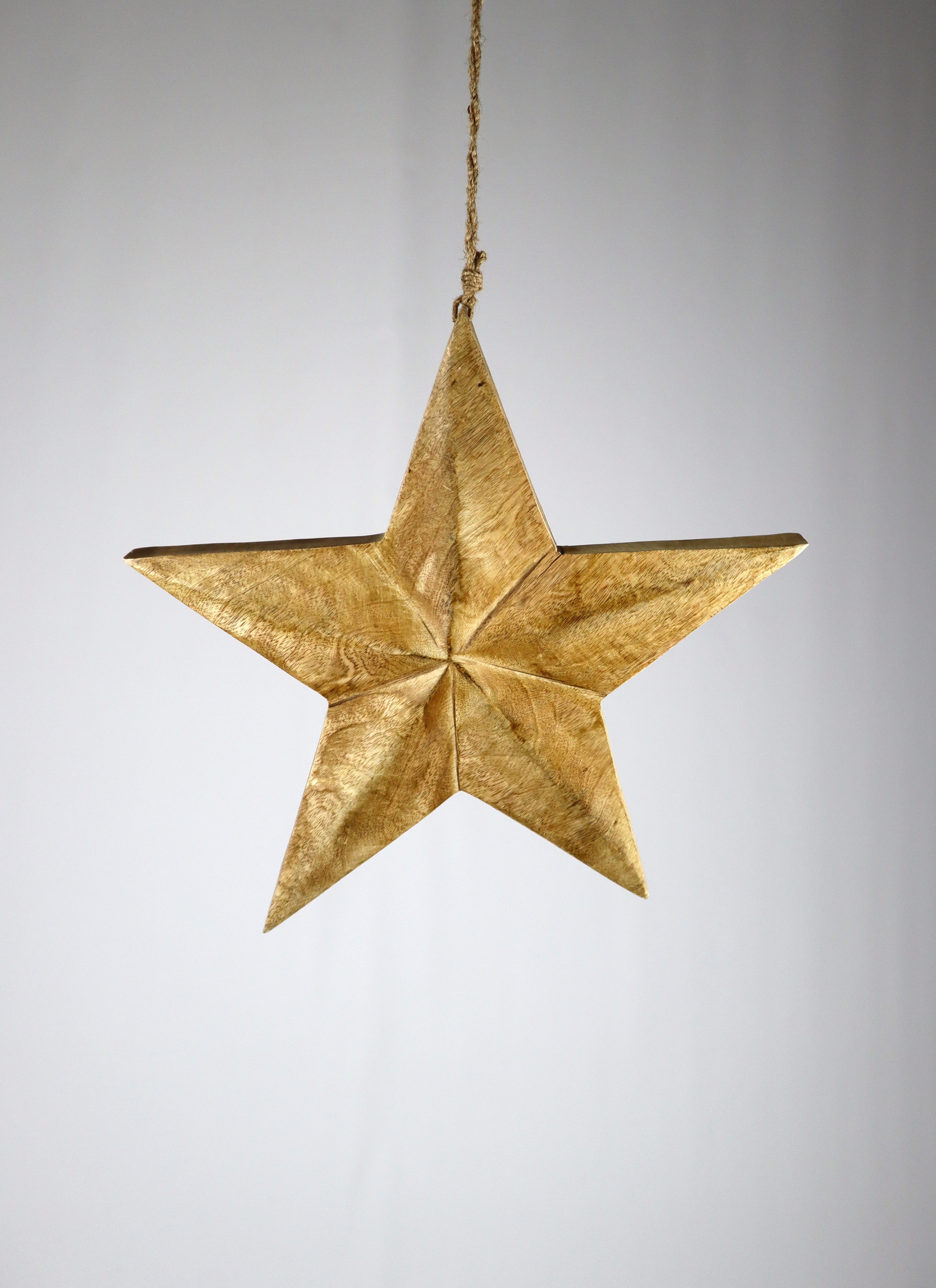 AM Design Dekostern aus Holz, BxHxT: 32x32x3,3 cm