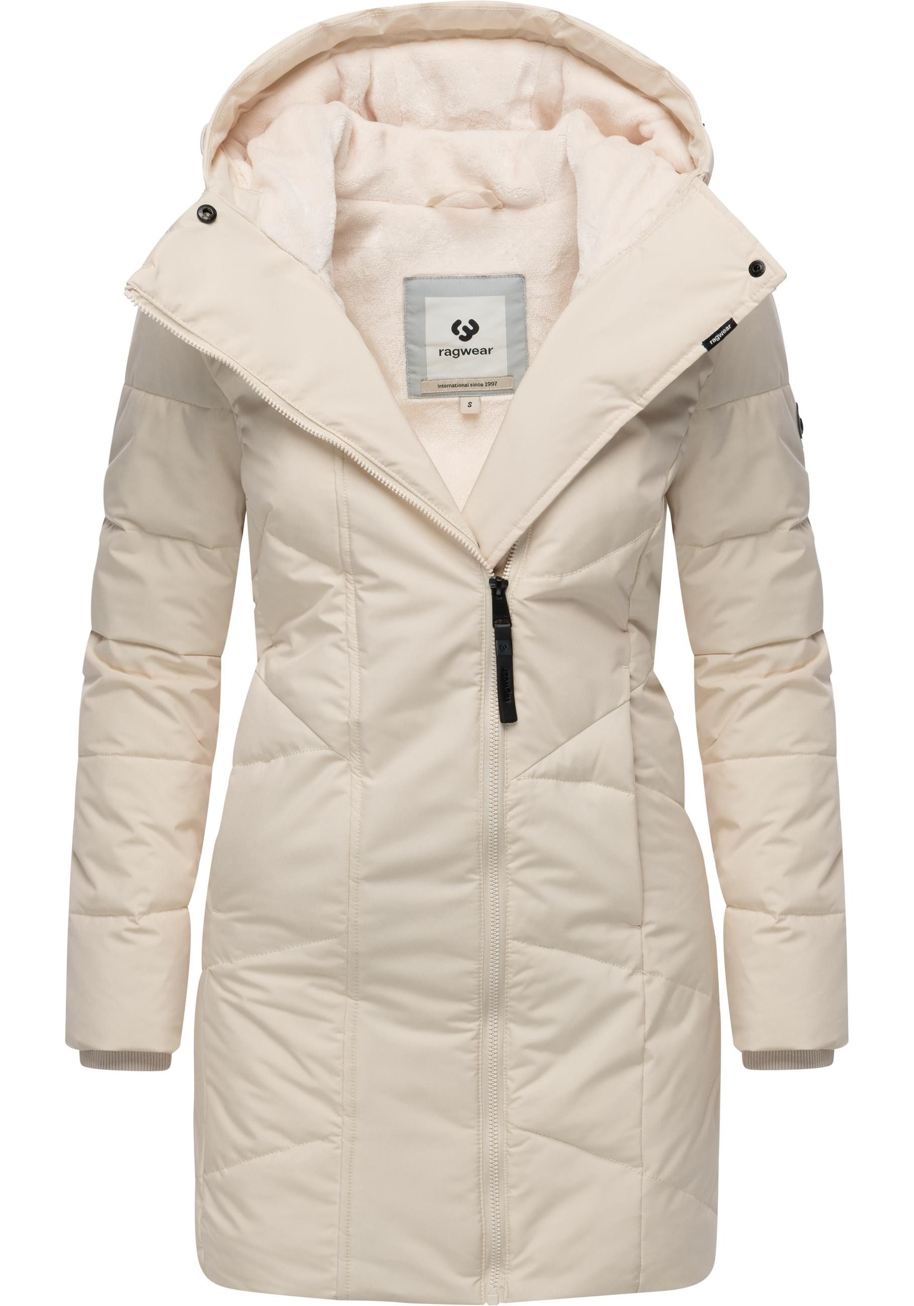 Ragwear Steppmantel Pevilla YOUMODO Wasserdichter Damen Winter gesteppter Kurzmantel