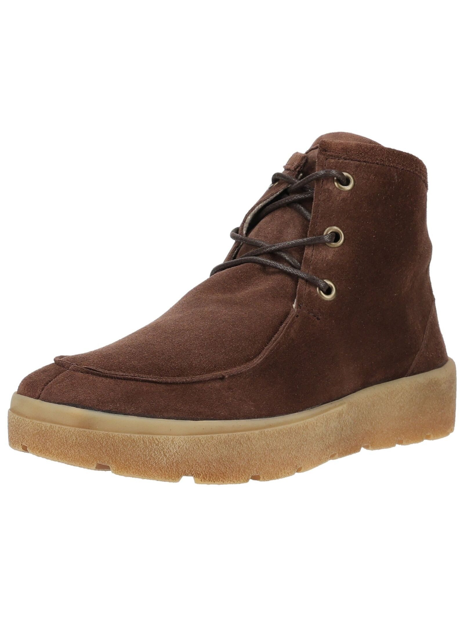 Think! Think! Stiefelette Veloursleder Plateaustiefelette