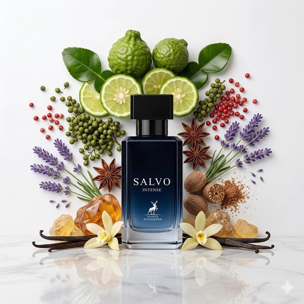 Maison Alhambra Duft-Set Salvo Intense Eau de Parfum 30ml + Parfümzerstäuber