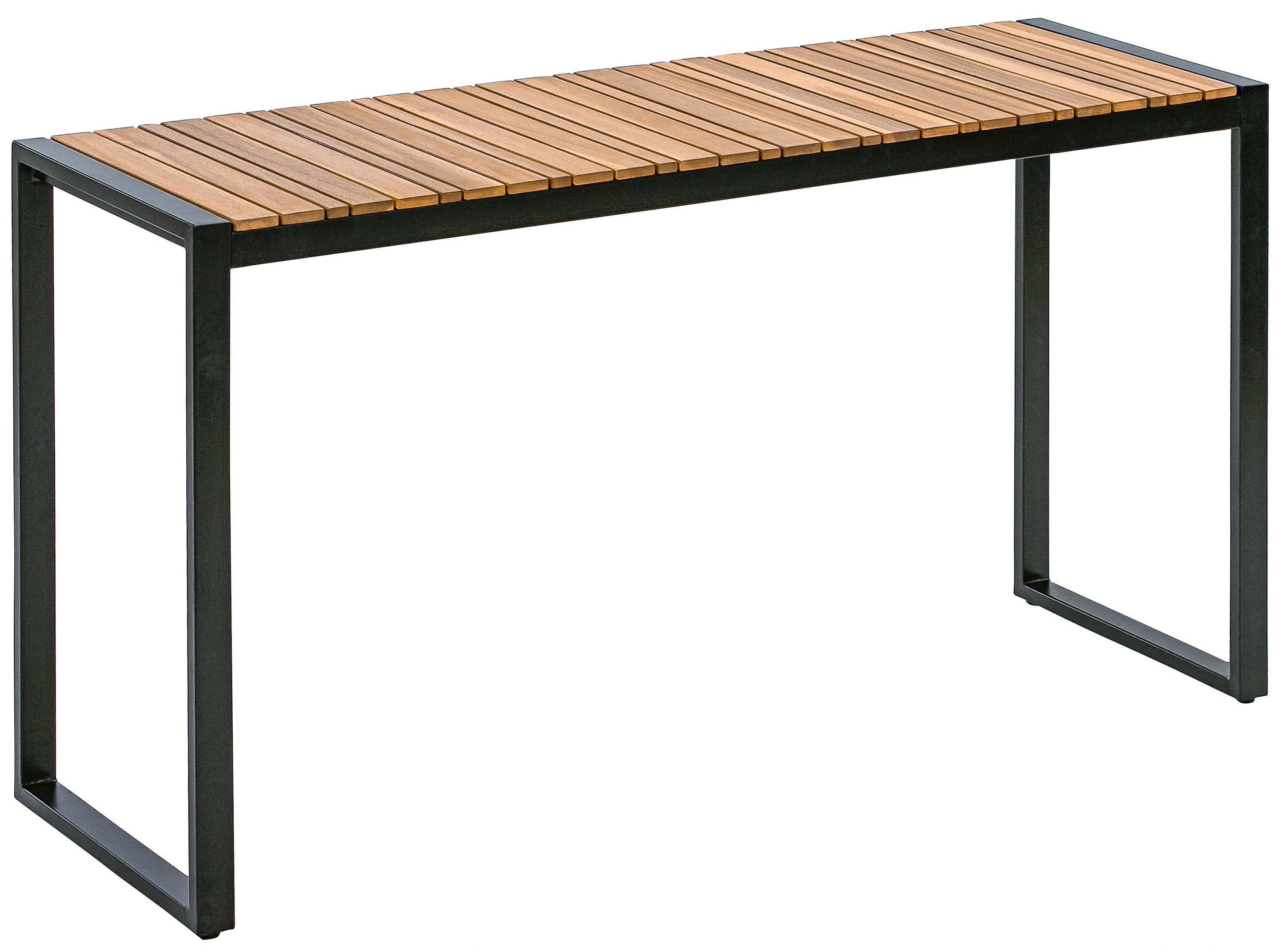 Dehner Gartentisch Balkontisch Chicago Wood, 133 x 74.5 x 42 cm, zeitloser Holztisch aus hochwertigem FSC®-zertifiziertem Akazienholz