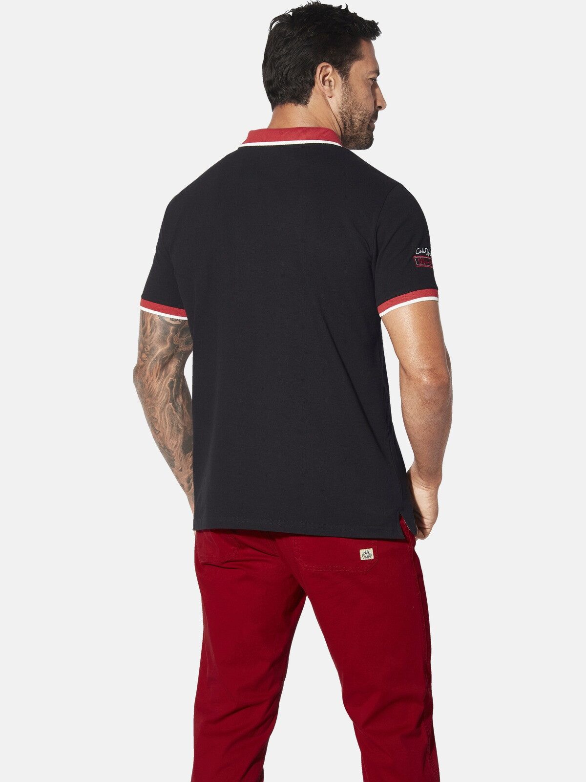 Jan Vanderstorm Poloshirt IWAR mit abgestimmten günstig online kaufen
